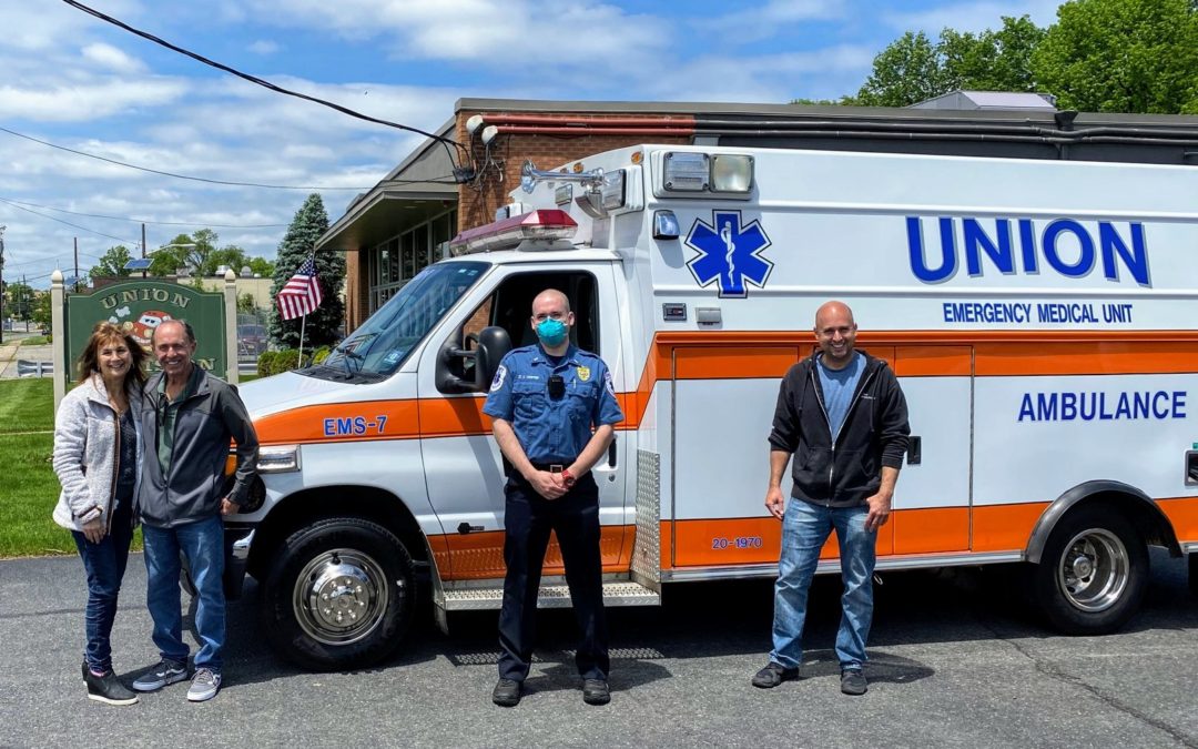 A “NEW” AMBULANCE FOR UNION EMERGENCY MEDICAL UNIT THANKS TO UNION COLLISION